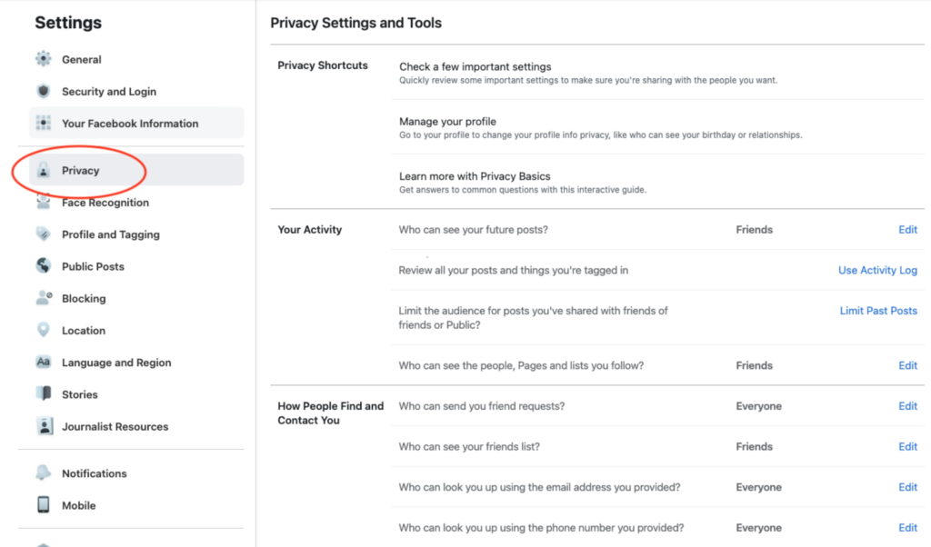 How to make your Facebook posts and profile private