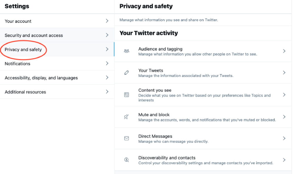 How to customize your Twitter privacy preferences