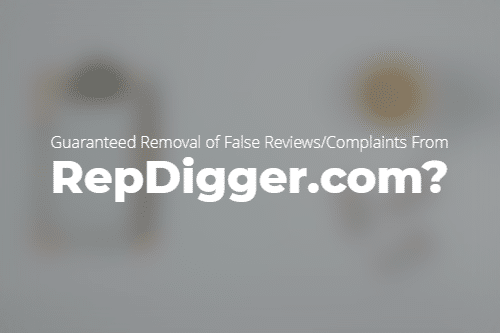Guaranteed Removal of False Reviews-Complaints From RepDigger.com