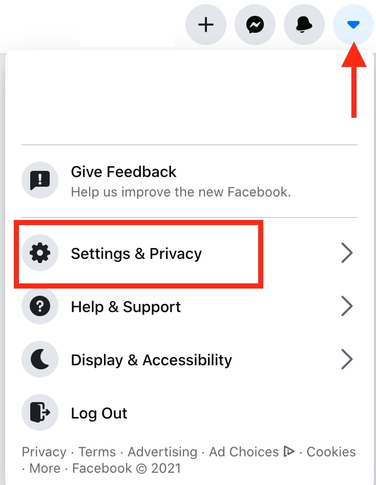 Facebook settings and privacy