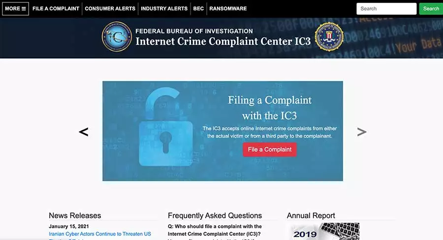 IC3 Homepage