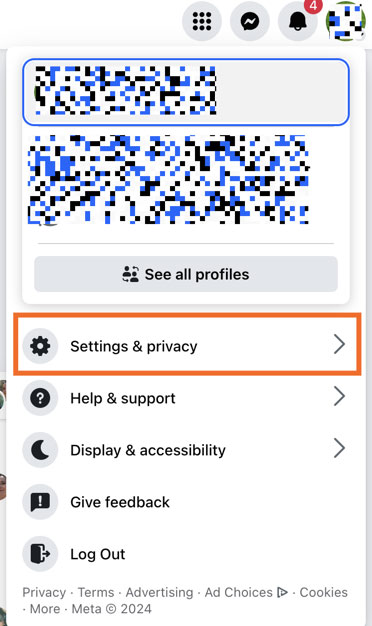 adjust settings and privacy on Facebook 