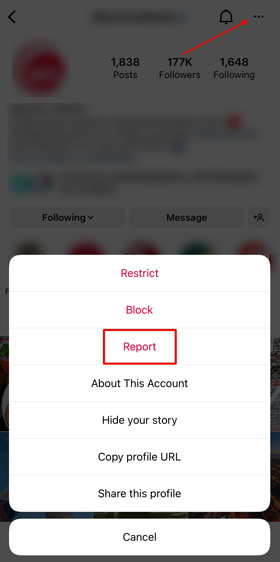 eport Instagram account