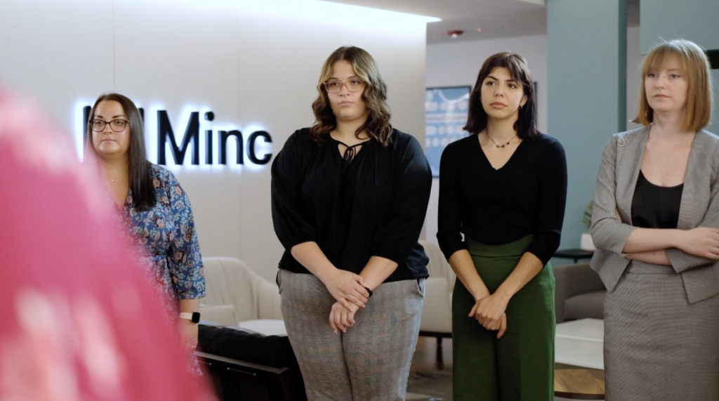 minc law morning huddle meeting