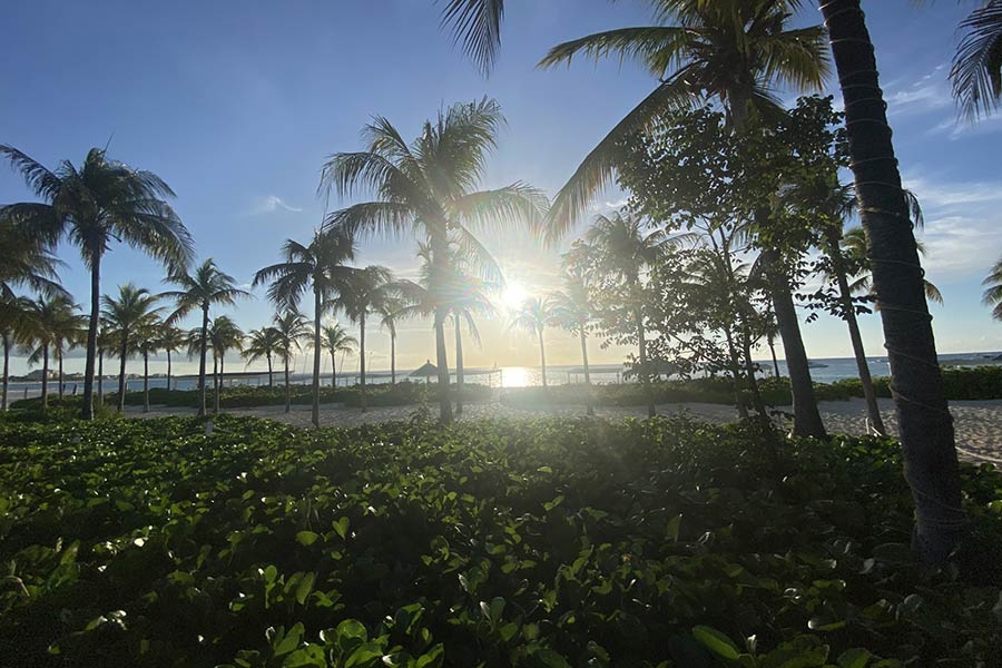 Turks and Caicos at sunset