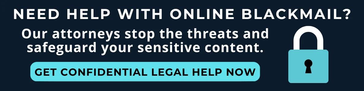 online blackmail help