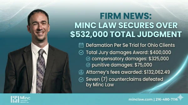 $532,000 Total Judgment for Ohio Clients After Defamation Per Se Trial featured image