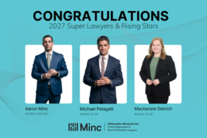 Minc Law Attorneys Recognized in 2027 by Super Lawyers Featured Image