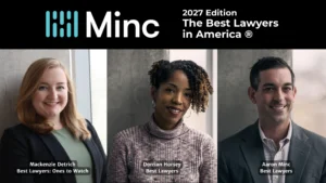 Minc Law Attorneys Recognized in Best Lawyers® 2027 Edition Featured Image